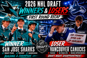 The 2026 NHL Draft Round One: San Jose Soars, Vancouver Sleepwalks