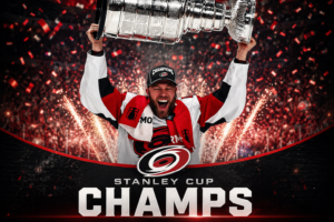 Carolina Hurricanes: 2026 Stanley Cup Champs.