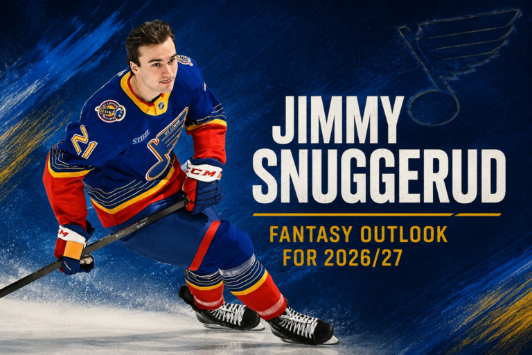 Jimmy Snuggerud : Fantasy Outlook for 20026/27. file 000000001570723094b83f24763f03a6