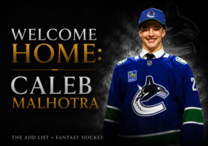 Welcome Home: Caleb Malhotra.