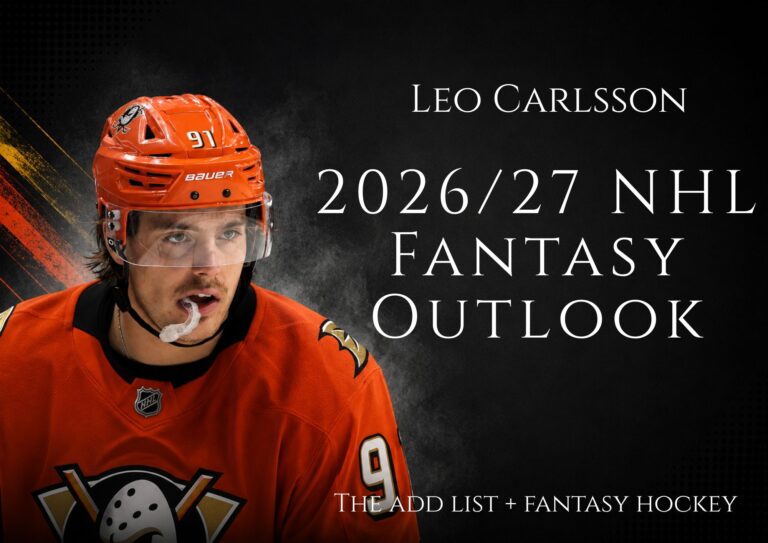 leo carlsson fantasy outlook