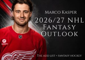 Marco Kasper: 2026/27 NHL Fantasy Outlook