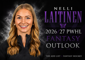 Nelli Laitinen : 2026/27 PWHL Fantasy Outlook.