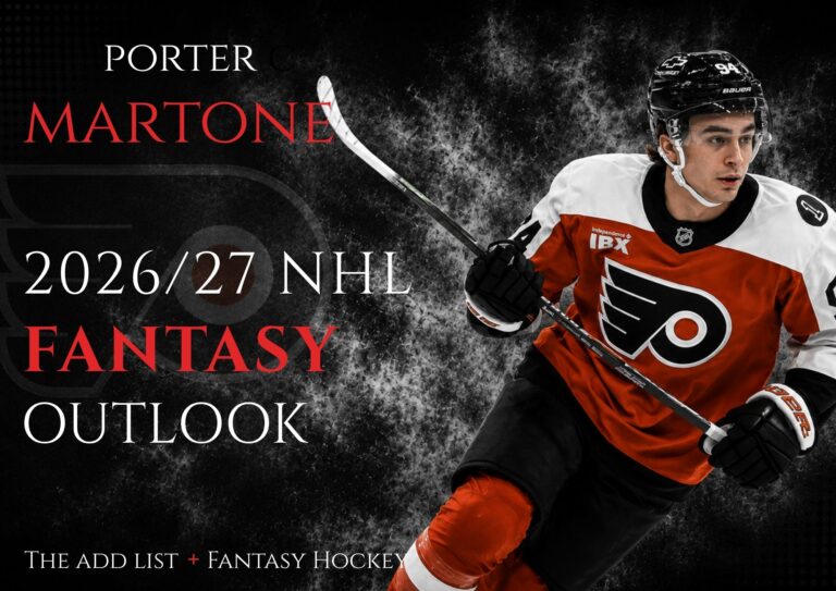 porter martone fantasy outlook