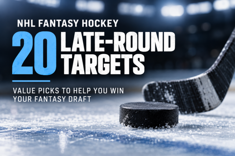 20 Late-Round Fantasy Hockey Targets for 2026-27 20 late round targets for fantasy hockey