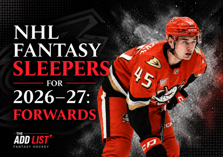 NHL Fantasy Sleepers for 2026–27 : Forwards NHL Fantasy Sleepers