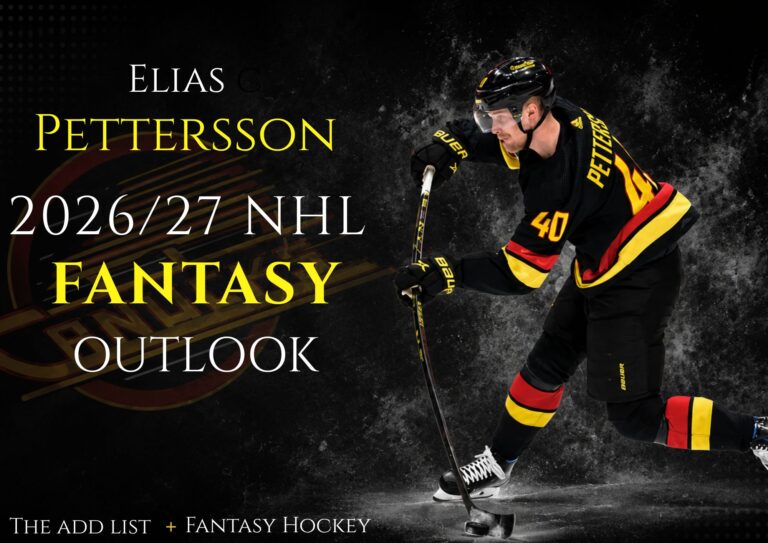 elias pettersson fantasy outlook