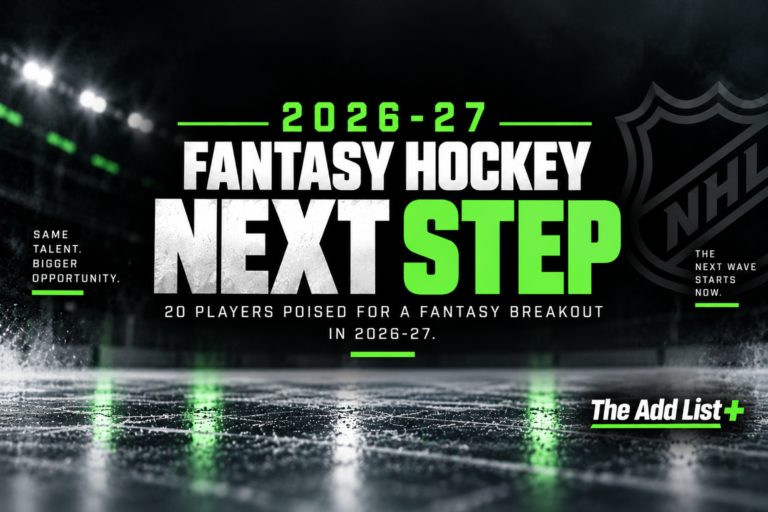 nhl fantasy players to take the next step