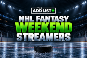 NHL Fantasy Week 2 : Weekend Streamers