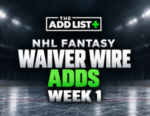 NHL Fantasy Waiver Wire Adds: Week 1